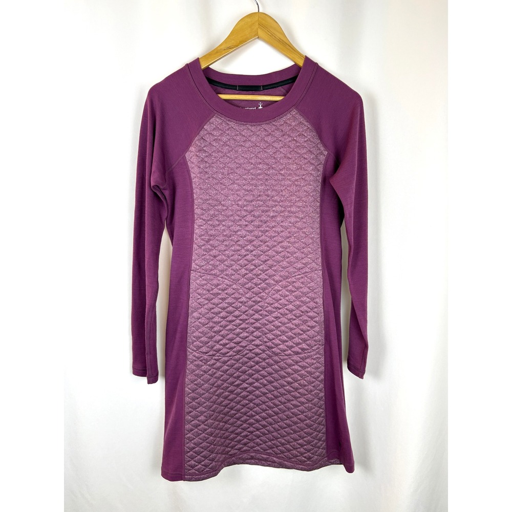 Smartwool Diamond Peak Quilted Gorpcore Warm Wool Blend Winter Dress S